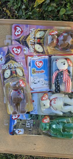 Ty Beanie Babies International Bears II Complete Set of 4 + Extra Britannia - Sealed 1999