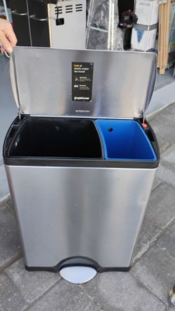 Simplehuman Dual Compartment Step Trash Can