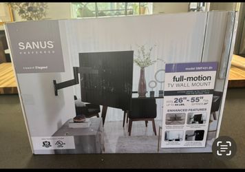 NEW :: Sanus Full Motion TV Wall Mount :: 26” to 55 “ ::