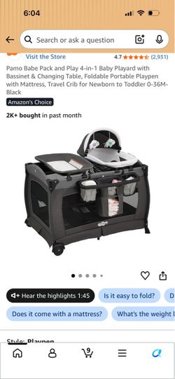 Pamo Babe 4-in-1 Pack and Play