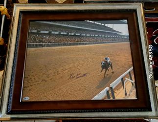 RON TURCOTTE SIGNED SECRETARIAT W/ COA FROM BECKETT!!