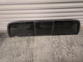 Toyota Tundra back glass window slider 