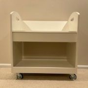 Crate and Barrel Kids (Land Of Nod) Library Book Cart / Bookshelf / Bookcase 