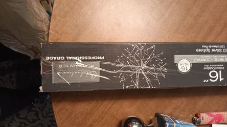 Celebration  Silver Sphere Hanging  Decorations In Box 