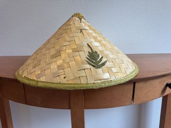 Handwoven Asian Conical Hat / Wall Decor