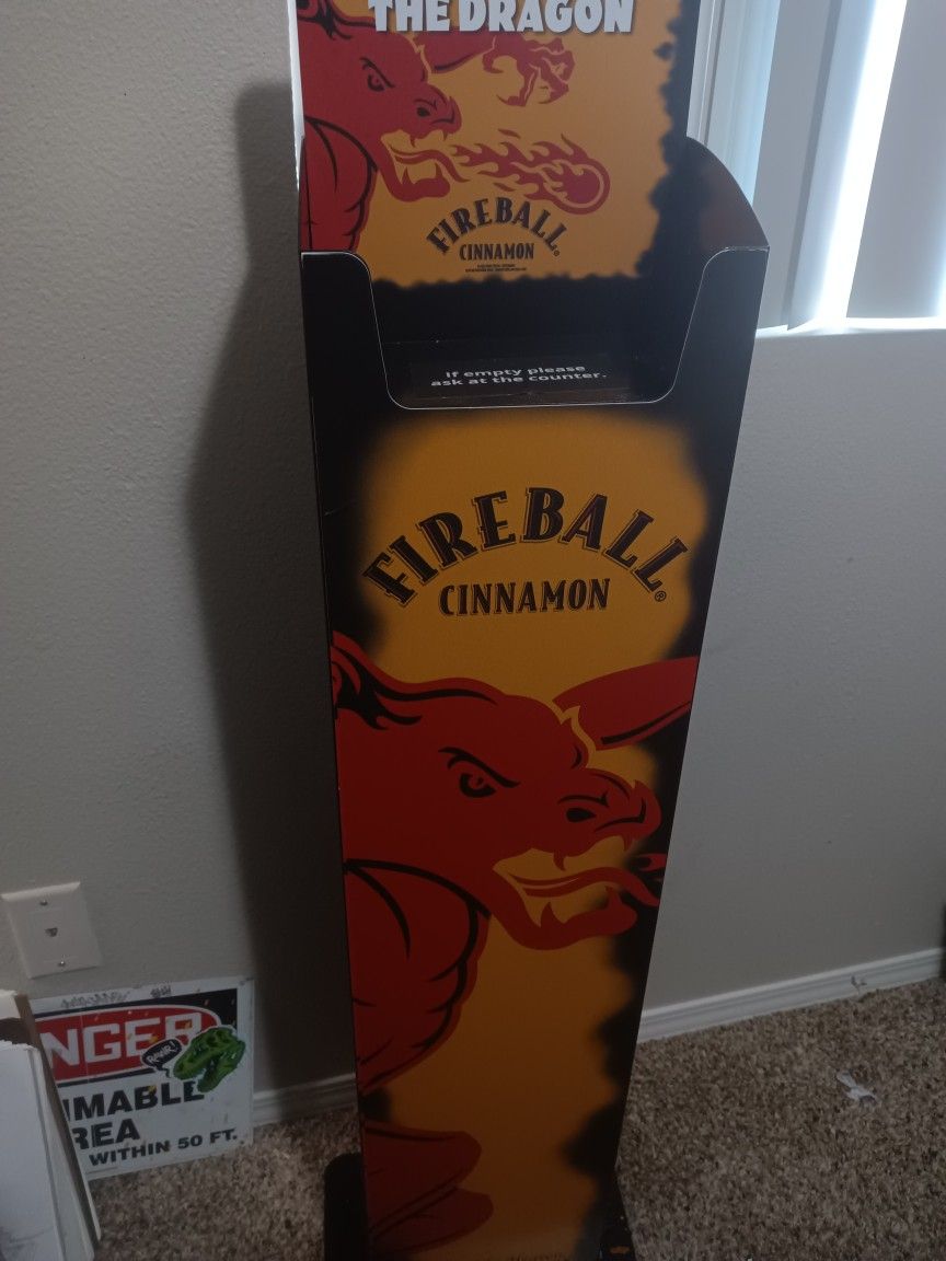 Fireball Whisky Merchandise Display
