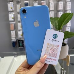 iPhone Xr Unlocked Blue Color Like New 128Gb With Warranty 