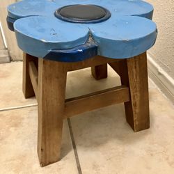 Wooden Flower Stool 