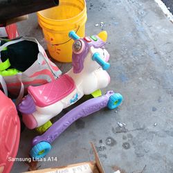 Unicorn Toddler Riding Toy
