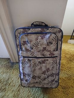 Two piece luggage.
