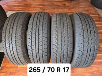 265 / 70 R 17 (4) TIRES VANTAGE