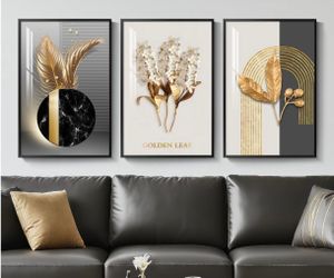 Framed Black and White Modern Luxury Wall Art, 3 Pieces Large Contemporary Prints Paintings Artwork