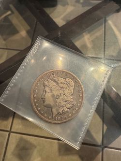1879 CC Morgan silver dollar coin. Early Year CC coin!