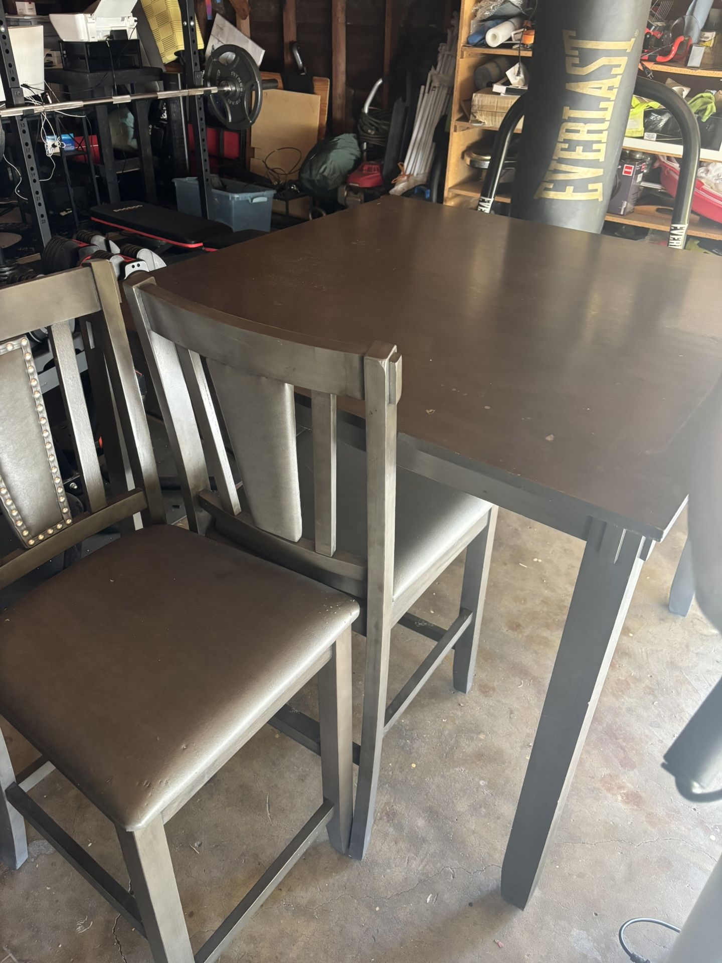 Tall Dining Table 4 Chair