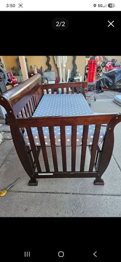 Crib and mattress. Chandler
