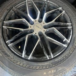 17 Inch Rims With 2 Good Tires