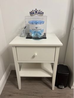 IKEA GULLABERG Nightstand – White | Like New