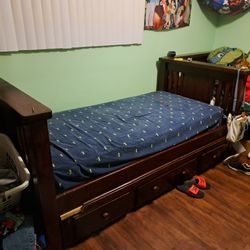 Twin Wooden Bunk Beds