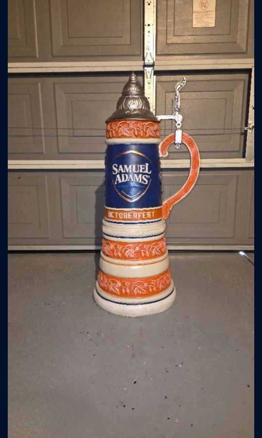 Samuel Adam's Octoberfest Beer Stein Statue