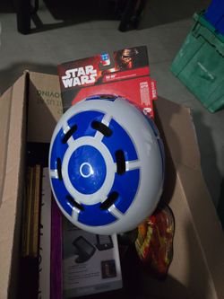 A bike helmet