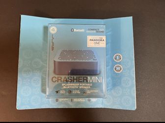 JLab Crasher MINI Splashproof IPX5 Portable Bluetooth 4.0 Metal Speaker Wireless