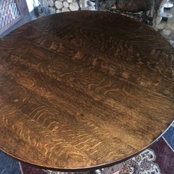 Rj Horner Style Quarter Sawn Oak Table