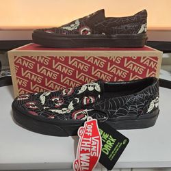 Vans Classic Slip-On "Glow Frights" - New in Box - Women's 9 / Men's 7.5