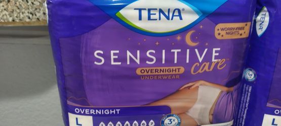 TENA Incontinence Underwear for Women, for Overnight, Large, 14 Count