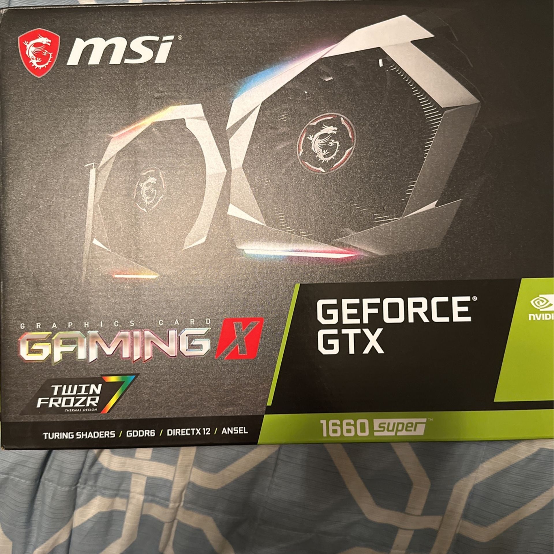 1660 Super GTX GEFORCE 6 GB