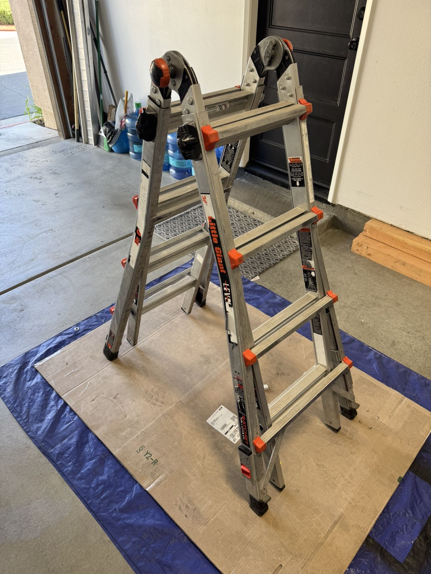 Little Giant 17 ft ladder with Leg Levelers