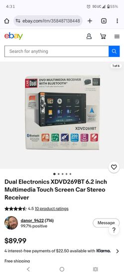 The Dual XDVD269BT
