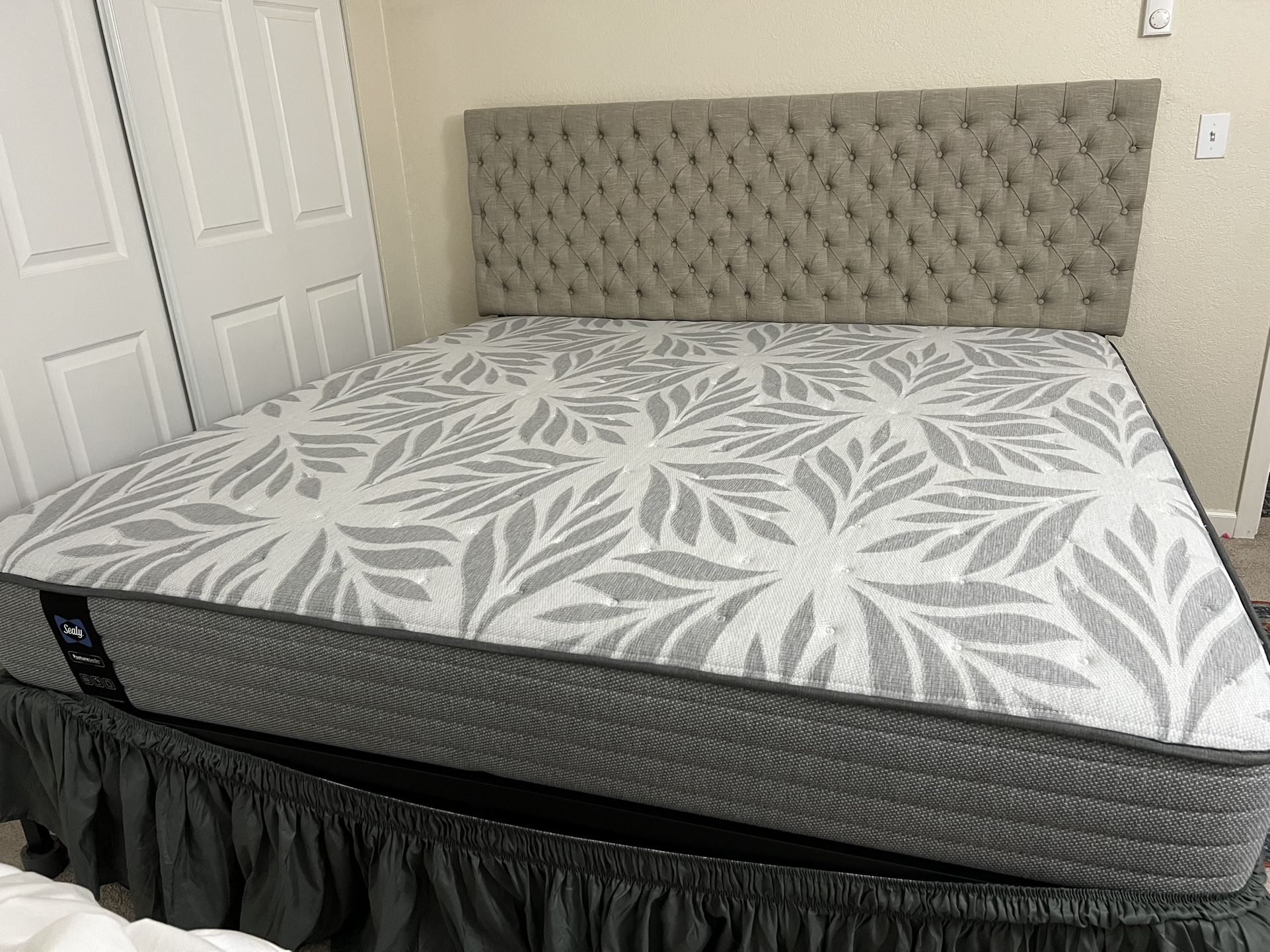 King Bed frame + Mattress 