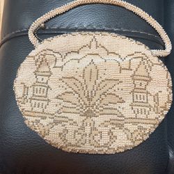 Vintage Beaded  Evening Small Clutch Bag