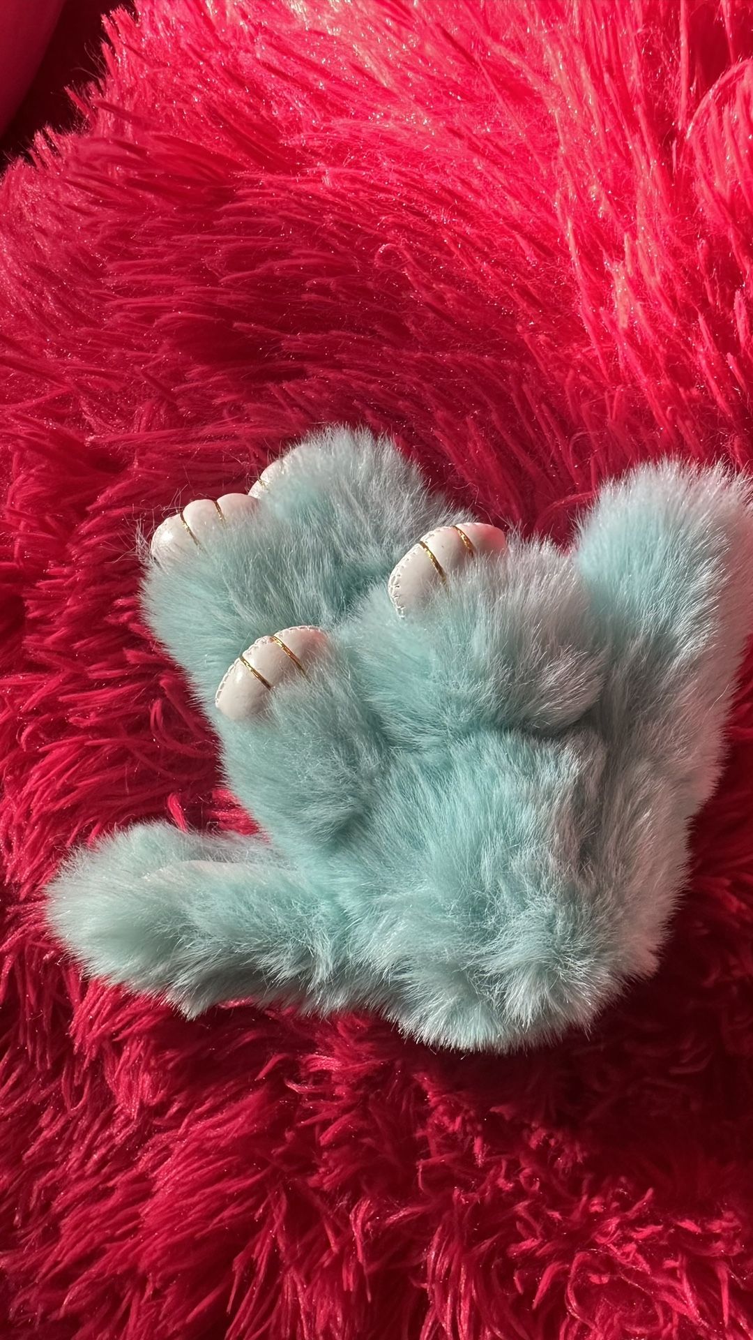 Cute Furry Bunny Charm