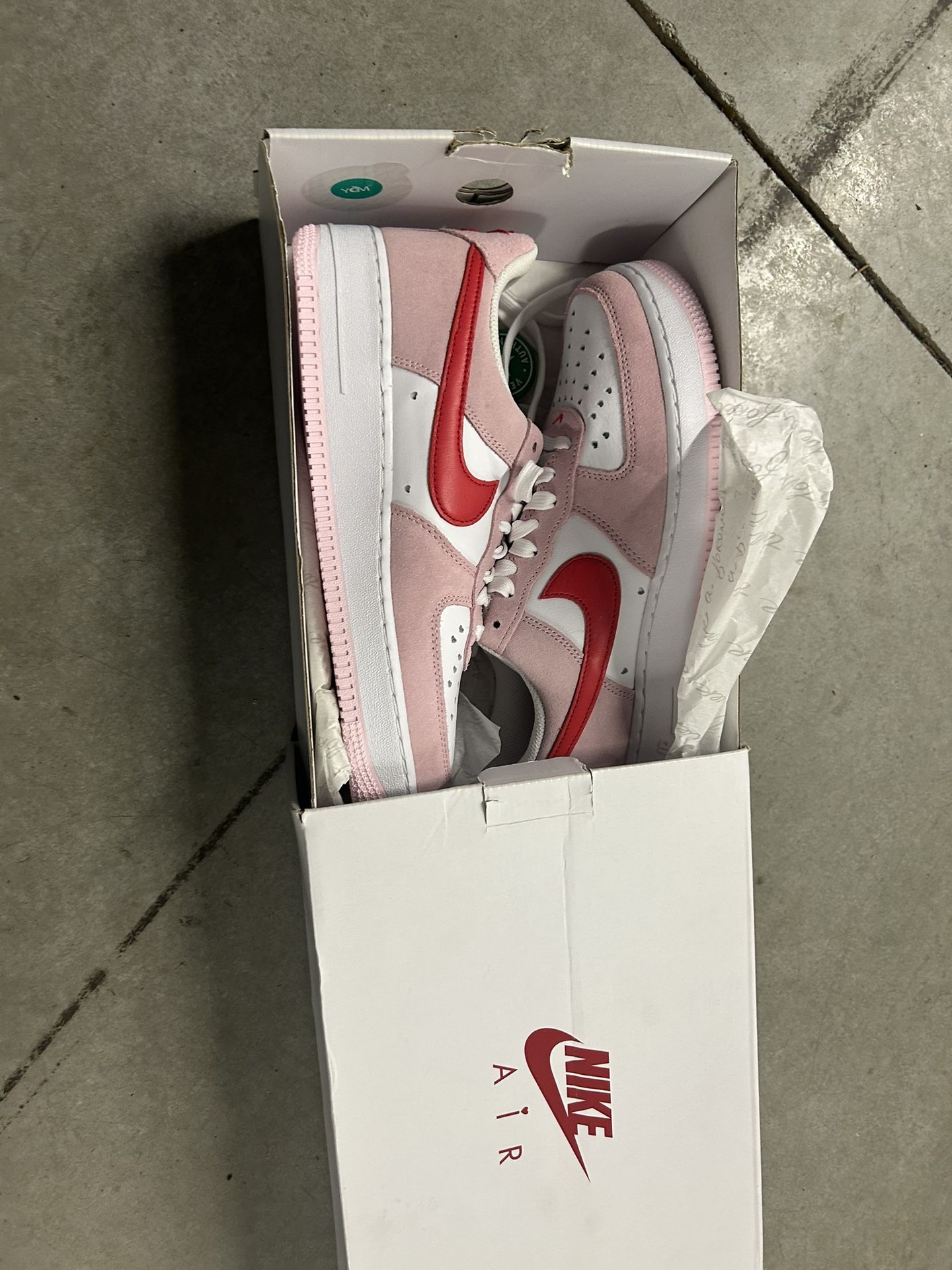 Nike AF1 Valentines Day Love Letter 