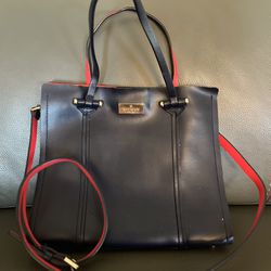 Kate Spade Navy And Red Crossbody