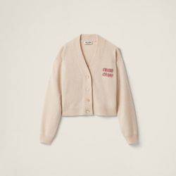 Miu Miu Cashmere And Silk Knit Cardigan