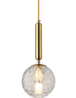 Luxury Ripple Light Glass Modern Gold Nordic Pendant Lights Fixtures Home Decor
