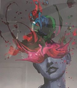 Lithograph titled Clarity by artist Kre8 (Kevin Vigil)