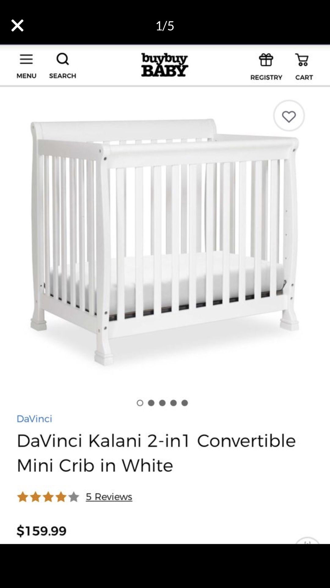 Brand New....Baby has never slept in crib $90