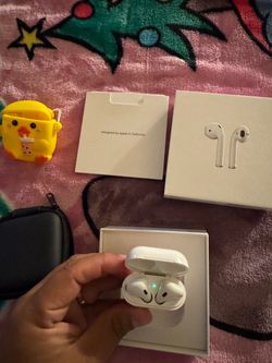Apple AirPods (2nd Generation) with Charging Case and Accessories