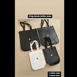 Lululemon Shopping Bags - $5 Each (Buy 4 Bags, Get 5th Bag Free)