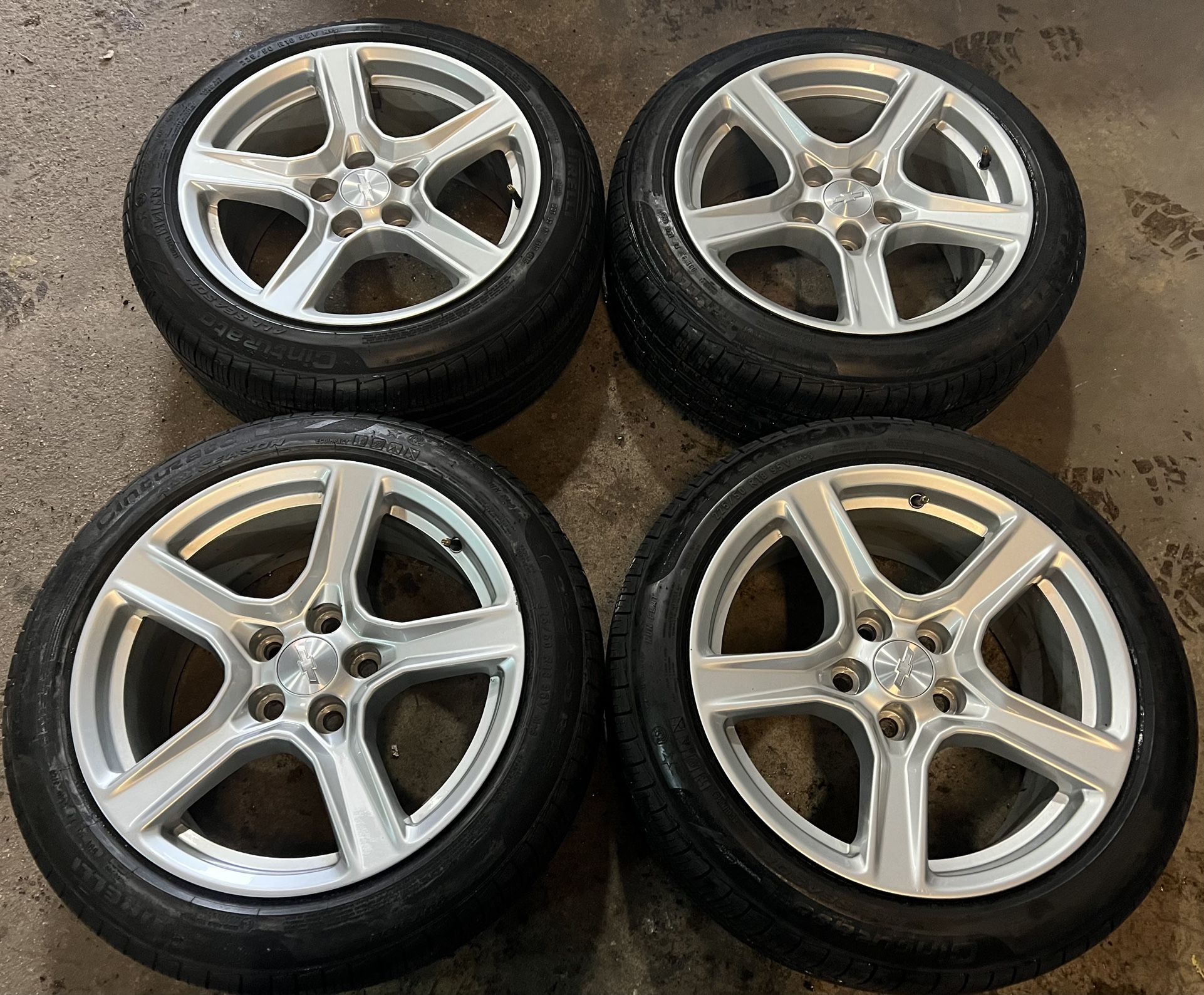 18” Chevy Malibu SS Impala LTZ Factory OEM Wheels Rims Tires 18 inch 5x120