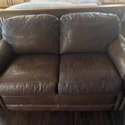 All Leather Lazy Boy Loveseat