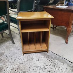 Small Record Player Storage Stand. Wooden