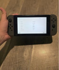 Nintendo Switch with Gray Joy-Cons