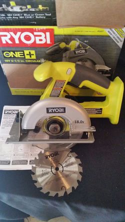 RYOBI ONE+ 18V Cordless 6-1/2 in. Circular Saw (Tool Only) P507 - The Home  Depot