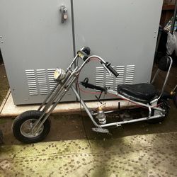 Mini Chopper Frame Takes A 49cc 2 Stroke Engine 