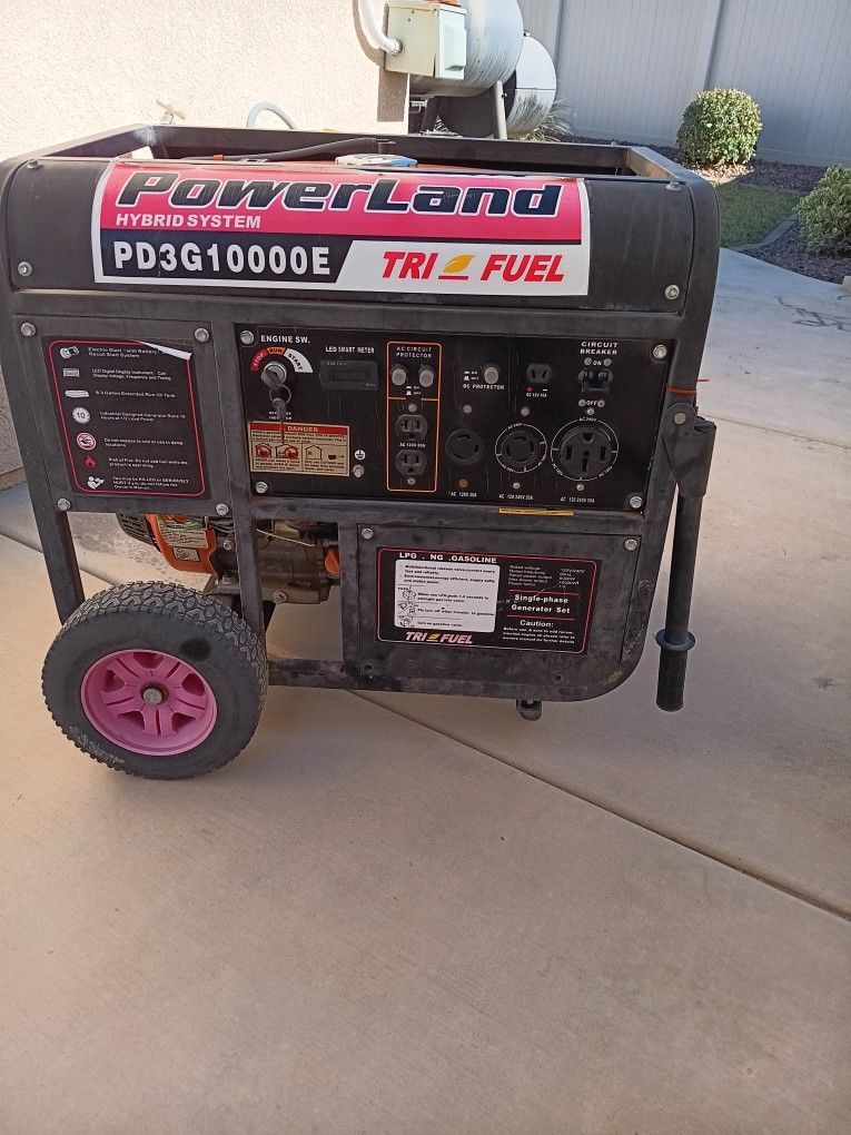 Powerland Pd3g10000e Tri Fuel Gener