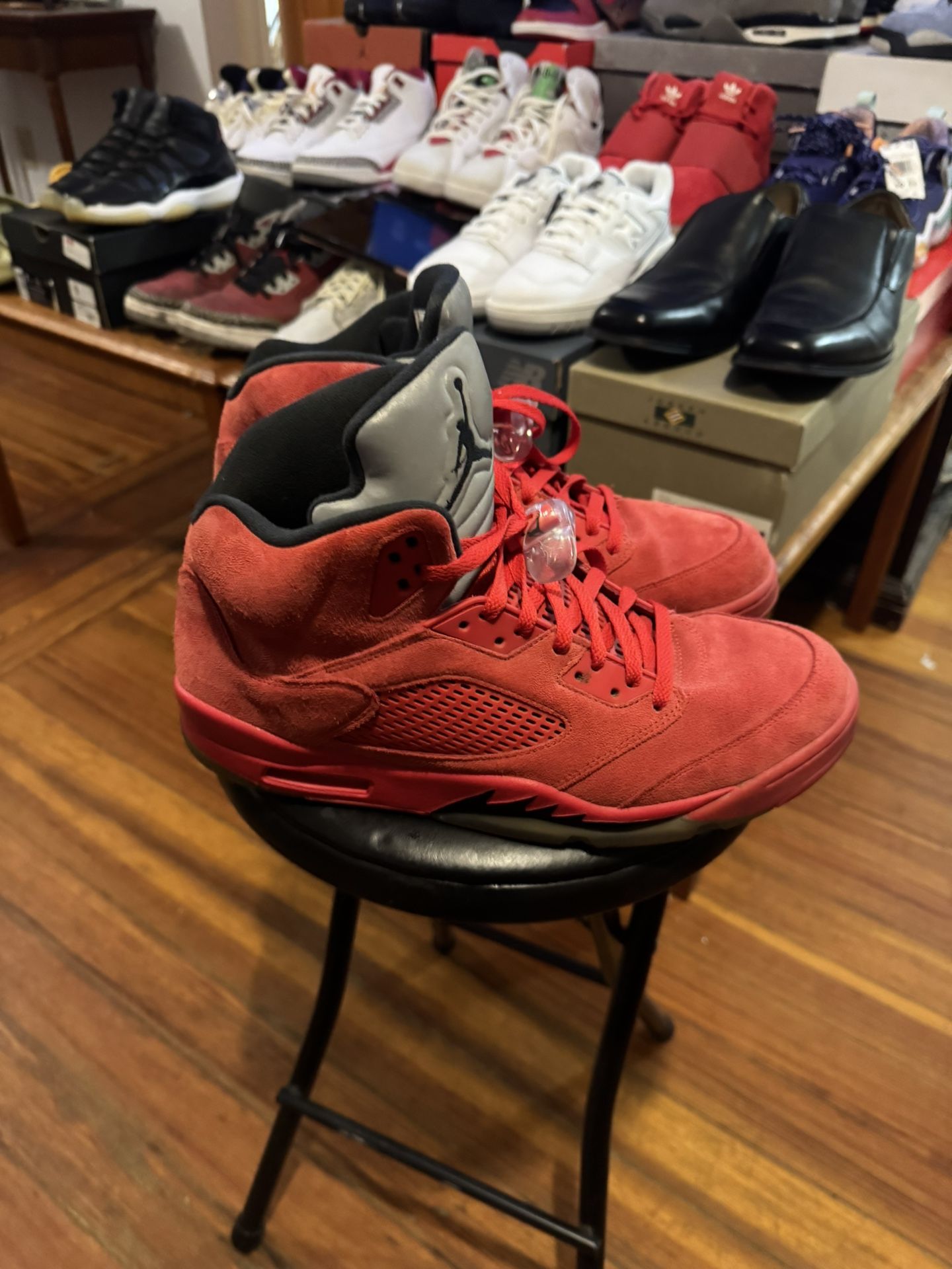 Jordan 5 Red Suede Size 13